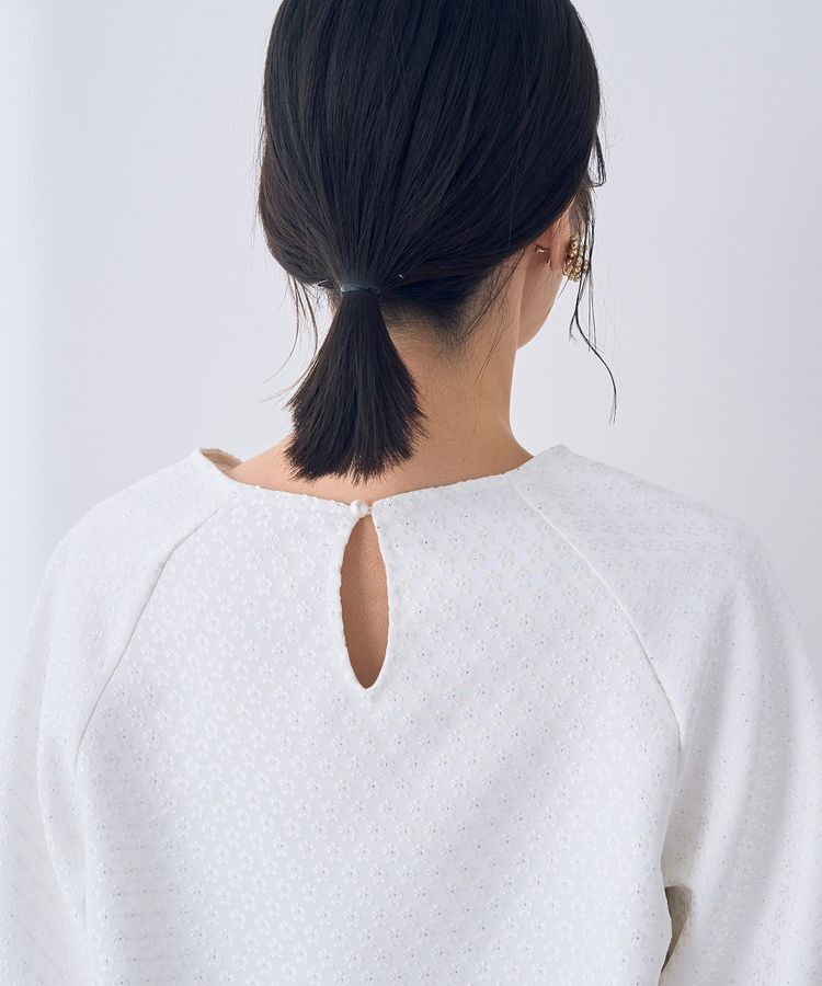 YECCA VECCA「フラワージャガードブラウス」|シャツ・ブラウス|