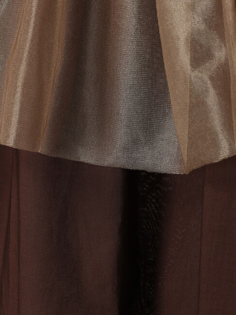 GARAGE OF GOOD CLOTHING「【日本製】チュールラップスカート付ノースリーブワンピースB」|ワンピース|