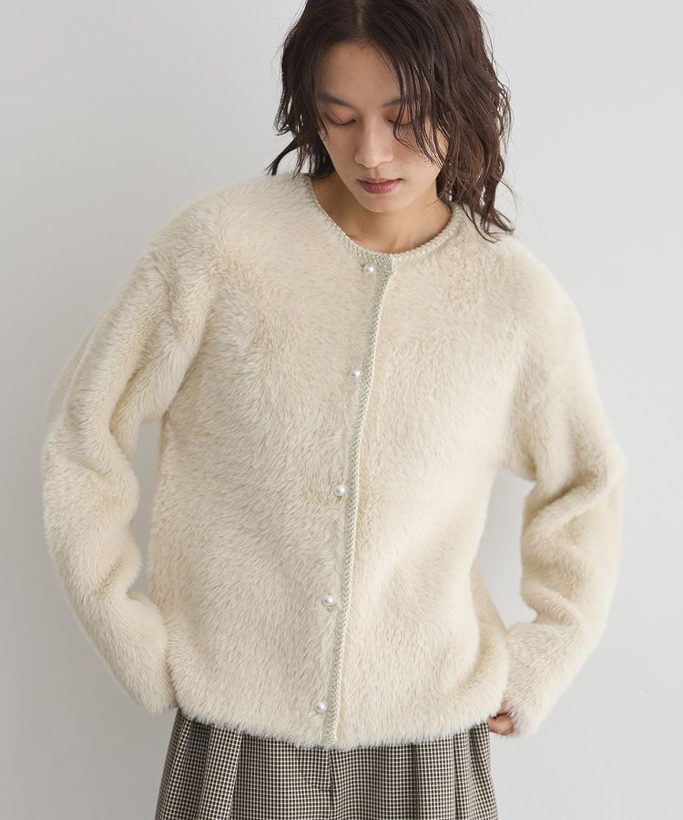 GARAGE OF GOOD CLOTHING「フォックスタッチカーディガン」|カーディガン|