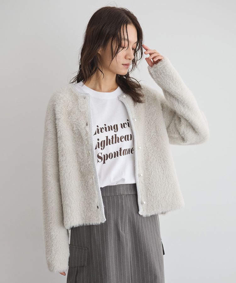 GARAGE OF GOOD CLOTHING「フォックスタッチカーディガン」|カーディガン|