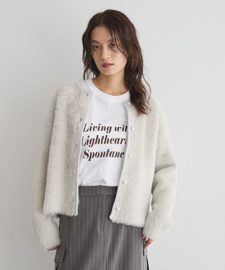 GARAGE OF GOOD CLOTHING「フォックスタッチカーディガン」|カーディガン|