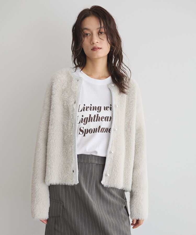 GARAGE OF GOOD CLOTHING「フォックスタッチカーディガン」|カーディガン|