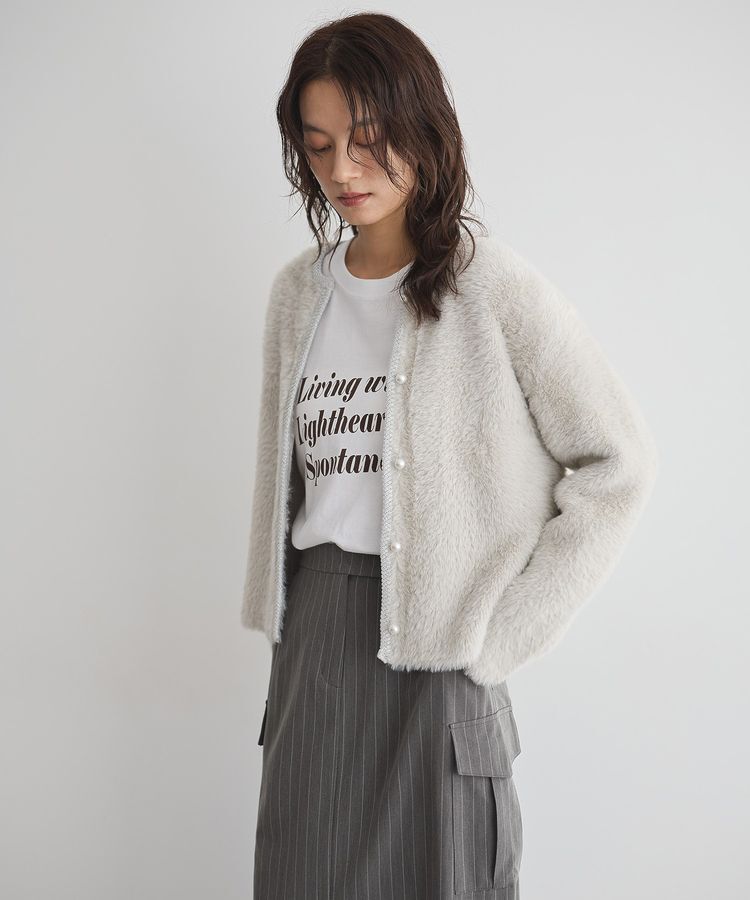 GARAGE OF GOOD CLOTHING「フォックスタッチカーディガン」|カーディガン|