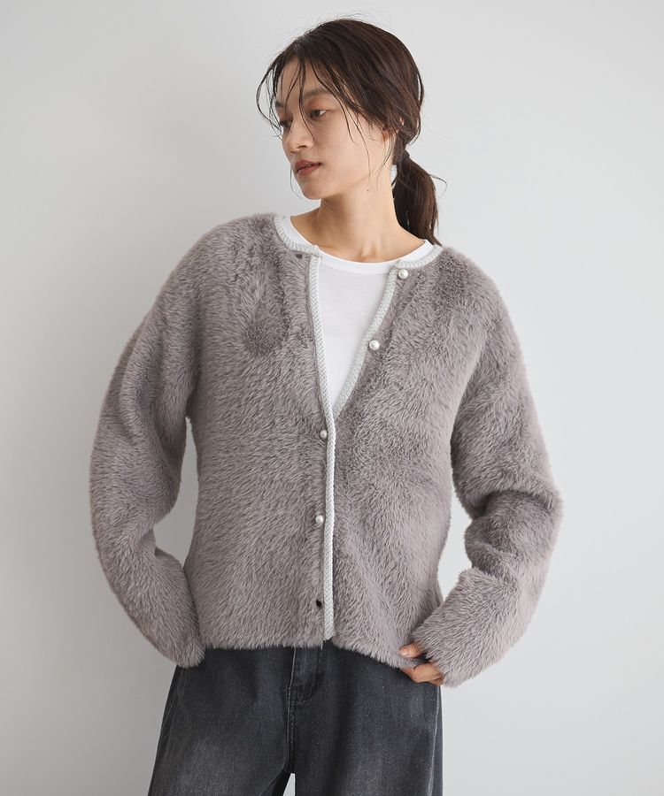 GARAGE OF GOOD CLOTHING「フォックスタッチカーディガン」|カーディガン|