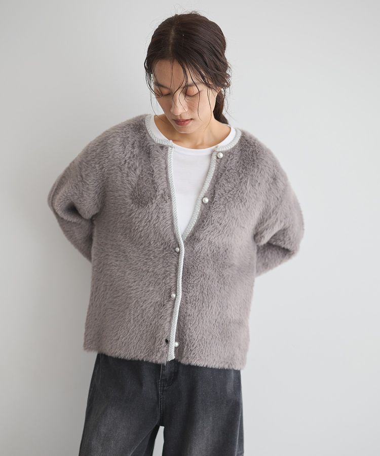 GARAGE OF GOOD CLOTHING「フォックスタッチカーディガン」|カーディガン|