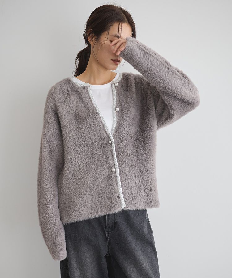 GARAGE OF GOOD CLOTHING「フォックスタッチカーディガン」|カーディガン|