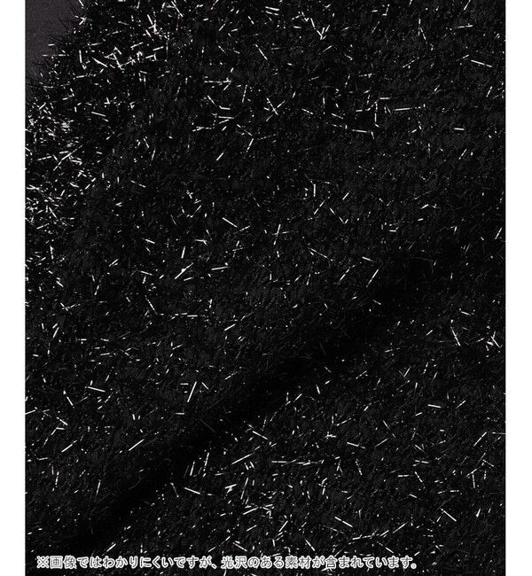 allureville「シャギーメッシュショートトッパー」|カーディガン|