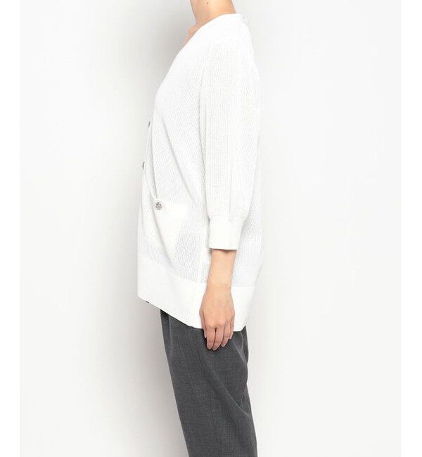 LOULOU WILLOUGHBY「【LOULOU WILLOUGHBY】RETE カーディガン BIJOUX釦」|カーディガン|