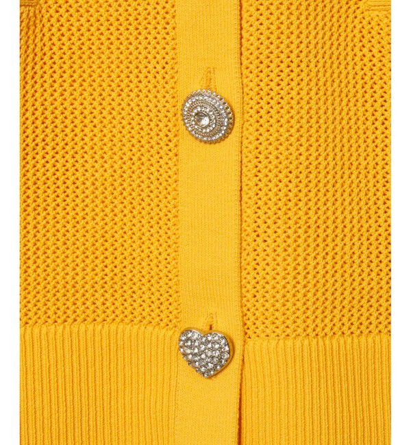 LOULOU WILLOUGHBY「【LOULOU WILLOUGHBY】RETE カーディガン BIJOUX釦」|カーディガン|