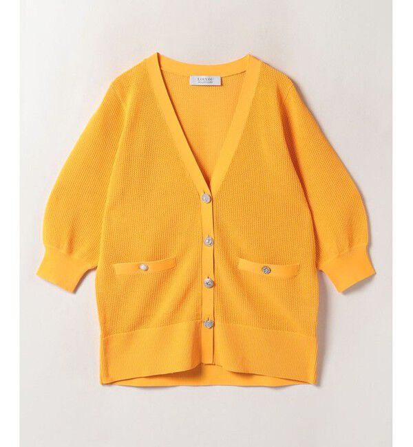 LOULOU WILLOUGHBY「【LOULOU WILLOUGHBY】RETE カーディガン BIJOUX釦」|カーディガン|