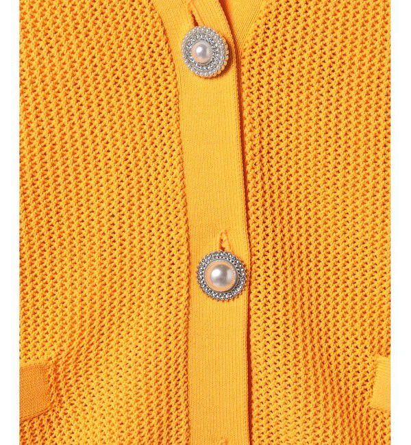 LOULOU WILLOUGHBY「【LOULOU WILLOUGHBY】RETE カーディガン BIJOUX釦」|カーディガン|