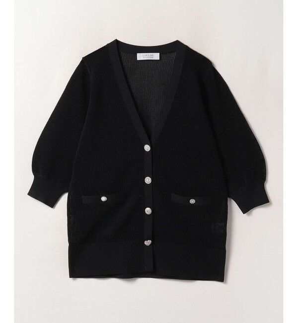 LOULOU WILLOUGHBY「【LOULOU WILLOUGHBY】RETE カーディガン BIJOUX釦」|カーディガン|