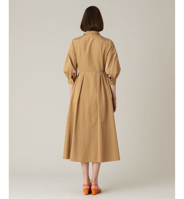 LOULOU WILLOUGHBY「【LOULOU WILLOUGHBY】タックパフシャツワンピース」|ワンピース|