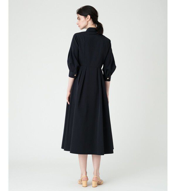 LOULOU WILLOUGHBY「【LOULOU WILLOUGHBY】タックパフシャツワンピース」|ワンピース|