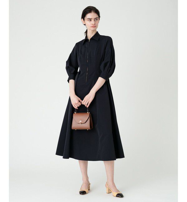 LOULOU WILLOUGHBY「【LOULOU WILLOUGHBY】タックパフシャツワンピース」|ワンピース|