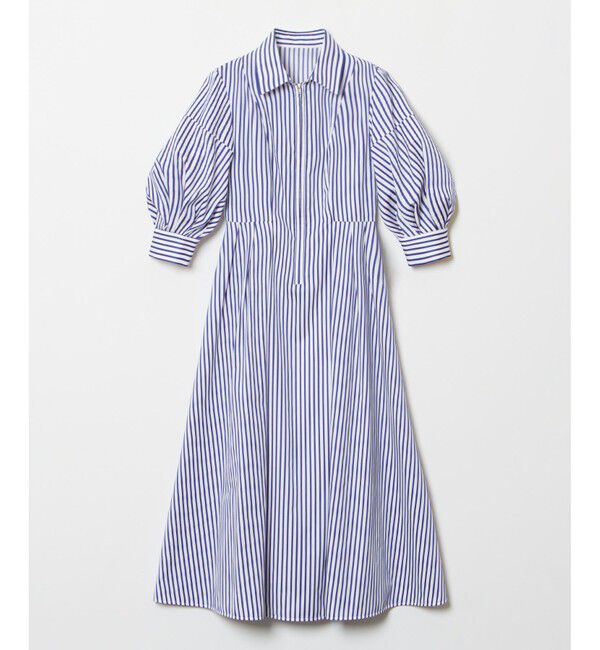 LOULOU WILLOUGHBY「【LOULOU WILLOUGHBY】タックパフシャツワンピース」|ワンピース|