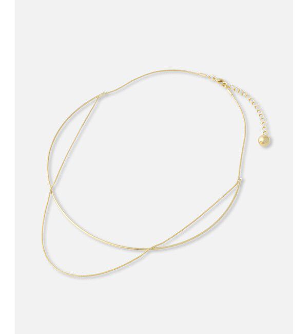 allureville「◇2連チョーカー」|ネックレス|ゴールド