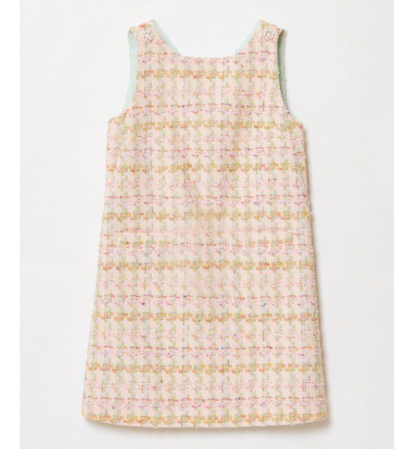 LOULOU WILLOUGHBY「【LOULOU WILLOUGHBY】LINTONツイードジャンパーワンピース」|ワンピース|