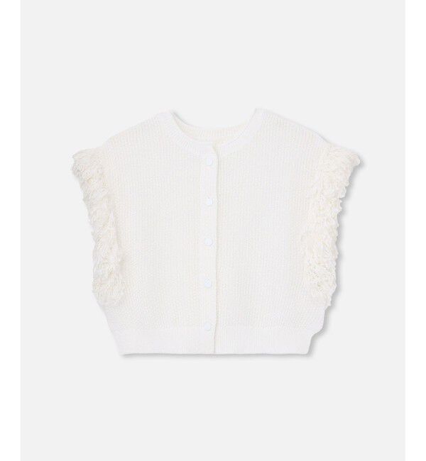 allureville「フリンジスリーブ2WAY プルオーバー」|ニット・セーター|