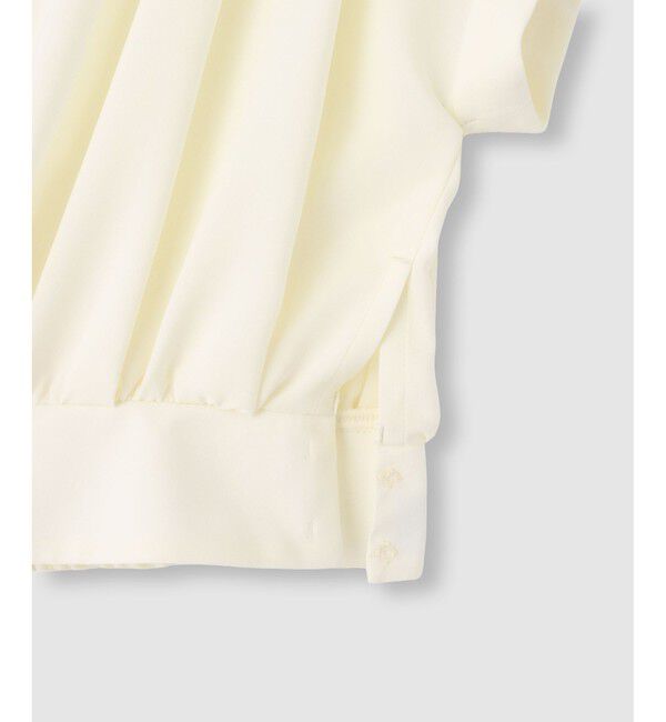 allureville「ボウタイタックフレンチスリーブブラウス」|シャツ・ブラウス|