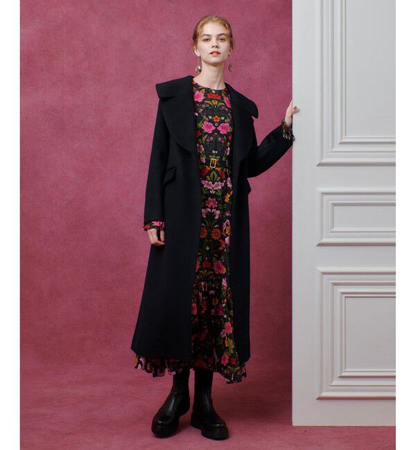 LOULOU WILLOUGHBY「【LOULOU WILLOUGHBY】ショートビーバーテーラーコート」|ダッフルコート|