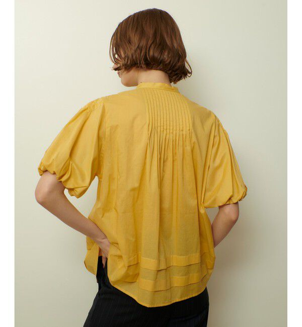 allureville「ピンタックデザインスリーブブラウス」|シャツ・ブラウス|