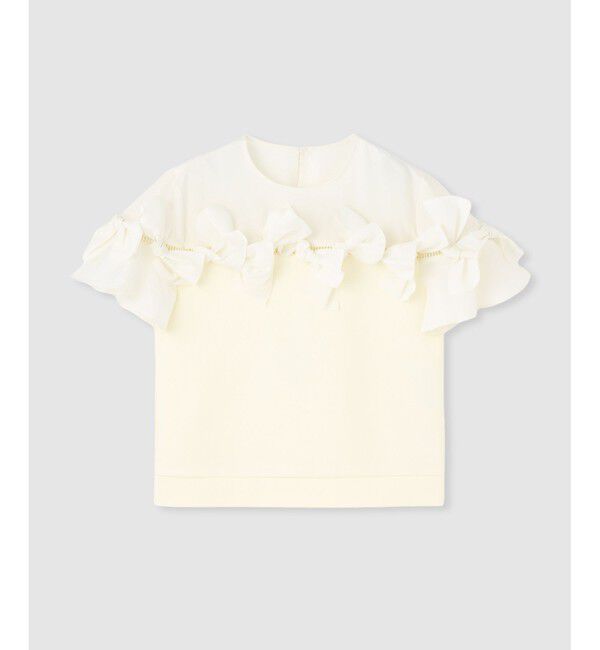 LOULOU WILLOUGHBY「【LOULOU WILLOUGHBY】ポイントリボンプルオーバー」|Tシャツ・カットソー|