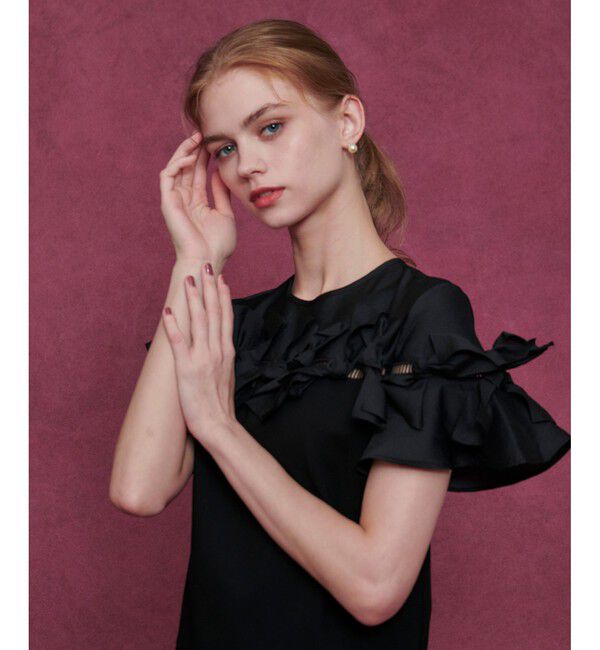 LOULOU WILLOUGHBY「【LOULOU WILLOUGHBY】ポイントリボンプルオーバー」|Tシャツ・カットソー|