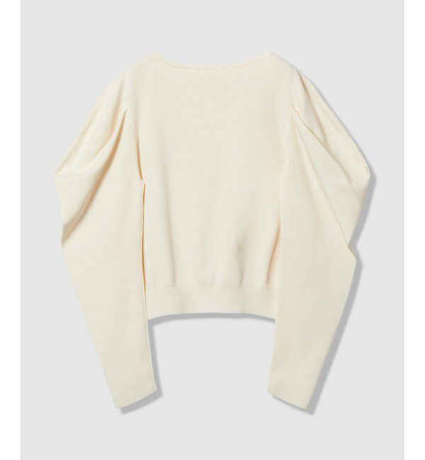 allureville「ソウバリドレープスリーブプルオーバー」|ニット・セーター|