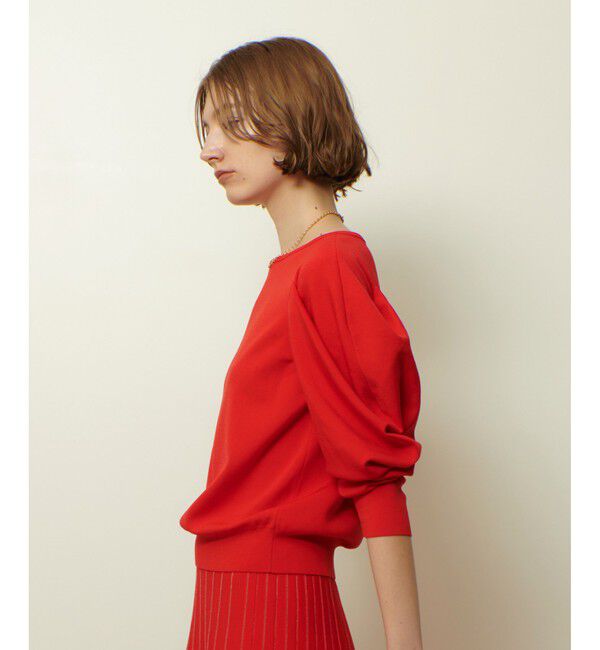 allureville「ソウバリドレープスリーブプルオーバー」|ニット・セーター|