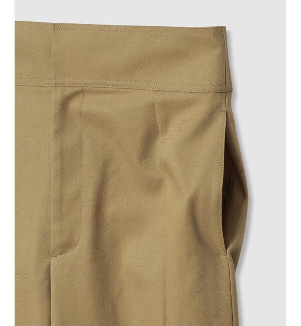 allureville「ミリタリーツイルハイウェストパンツ」|チノ|