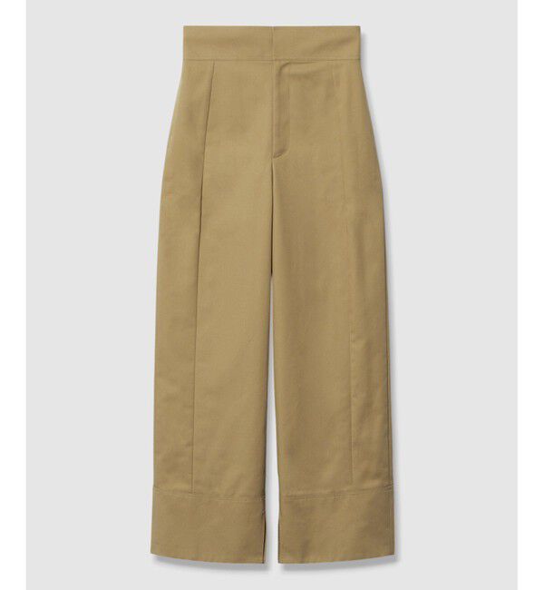 allureville「ミリタリーツイルハイウェストパンツ」|チノ|