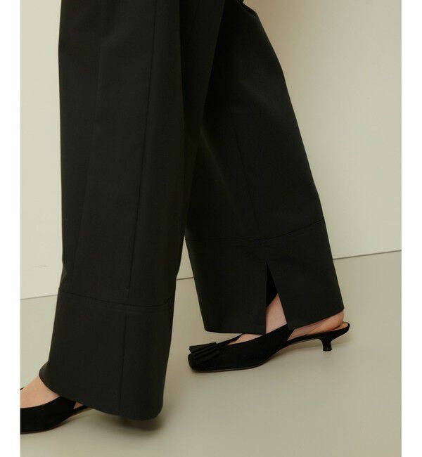 allureville「ミリタリーツイルハイウェストパンツ」|チノ|