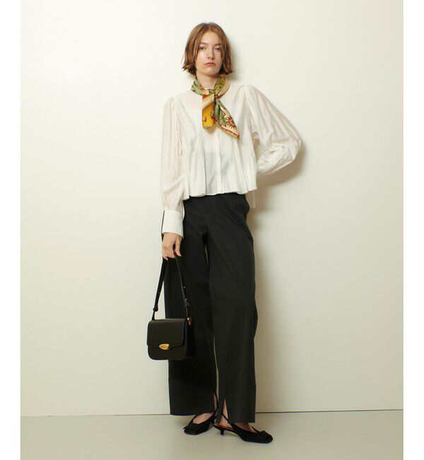 allureville「ミリタリーツイルハイウェストパンツ」|チノ|