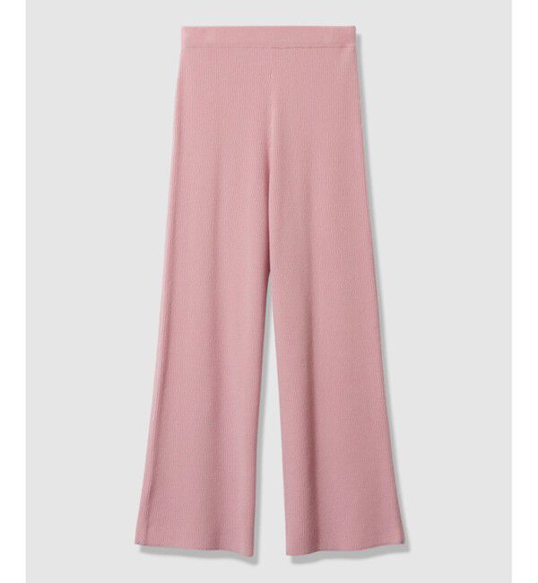 allureville「ウールリブニットパンツ」|チノ|