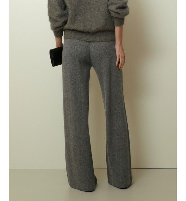 allureville「ウールリブニットパンツ」|チノ|