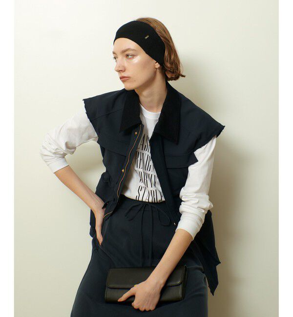 allureville「コットンダブルクロスサファリジレ」|ブルゾン・スタジャン|