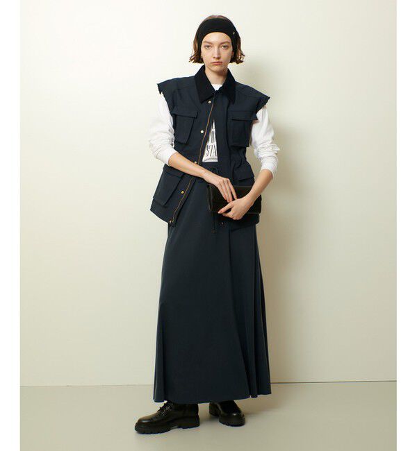 allureville「コットンダブルクロスサファリジレ」|ブルゾン・スタジャン|