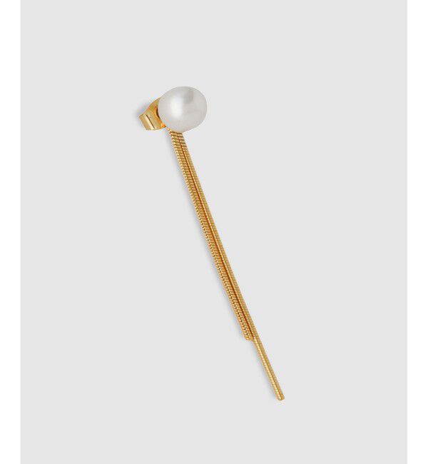 allureville「パールチェーンピアス」|ピアス|