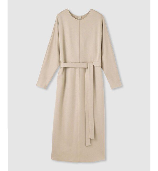 allureville「ドルマンリボンワンピース」|ワンピース|ベージュ