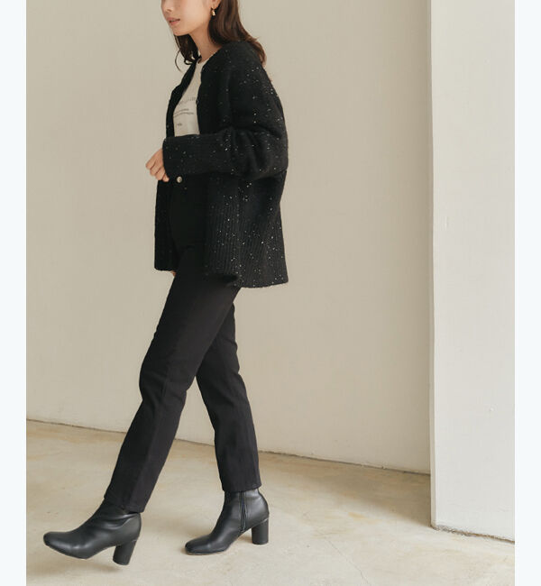 titivate「前後2wayクルーネックカーディガン」|ニット・セーター|