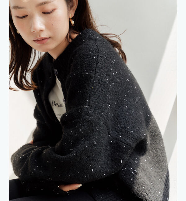 titivate「前後2wayクルーネックカーディガン」|ニット・セーター|