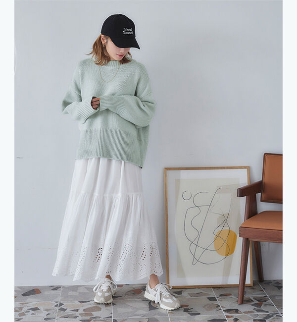 titivate「前後2wayクルーネックカーディガン」|ニット・セーター|