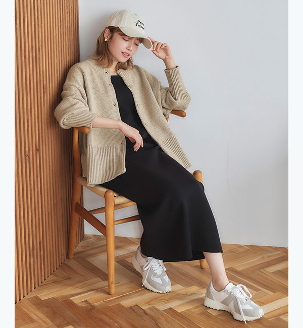 titivate「前後2wayクルーネックカーディガン」|ニット・セーター|
