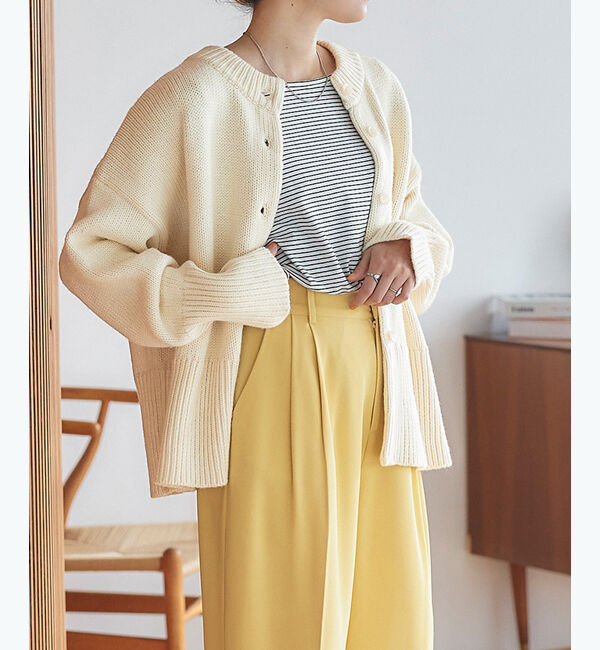 titivate「前後2wayクルーネックカーディガン」|ニット・セーター|