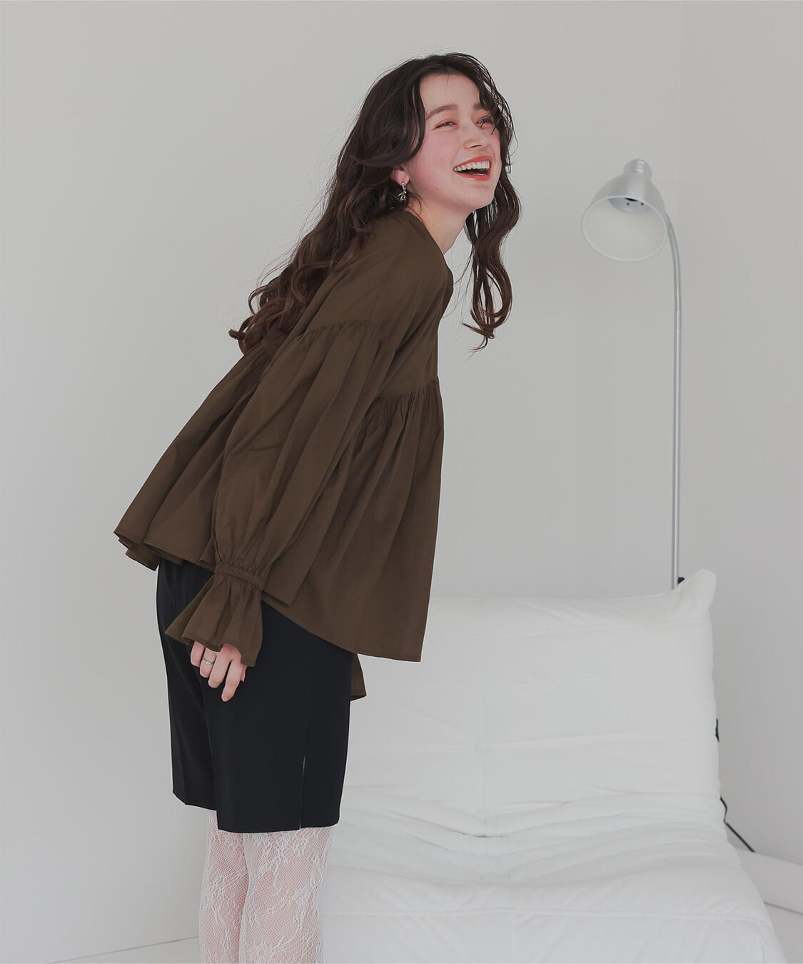 titivate「キャンディースリーブギャザーブラウス」|シャツ・ブラウス|