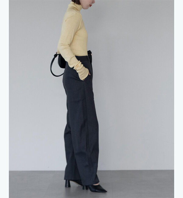 ur's「ウールブレンドロングスリーブハイネックリブニット」|ニット・セーター|