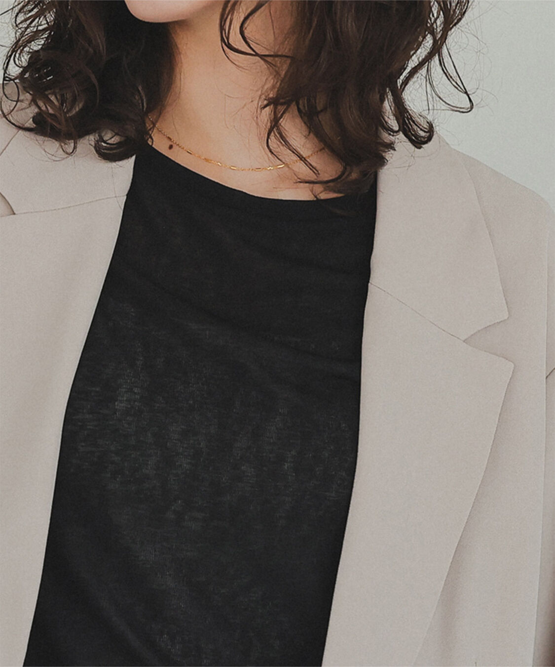 titivate「シアーカットソーロングスリーブトップス」|Tシャツ・カットソー|