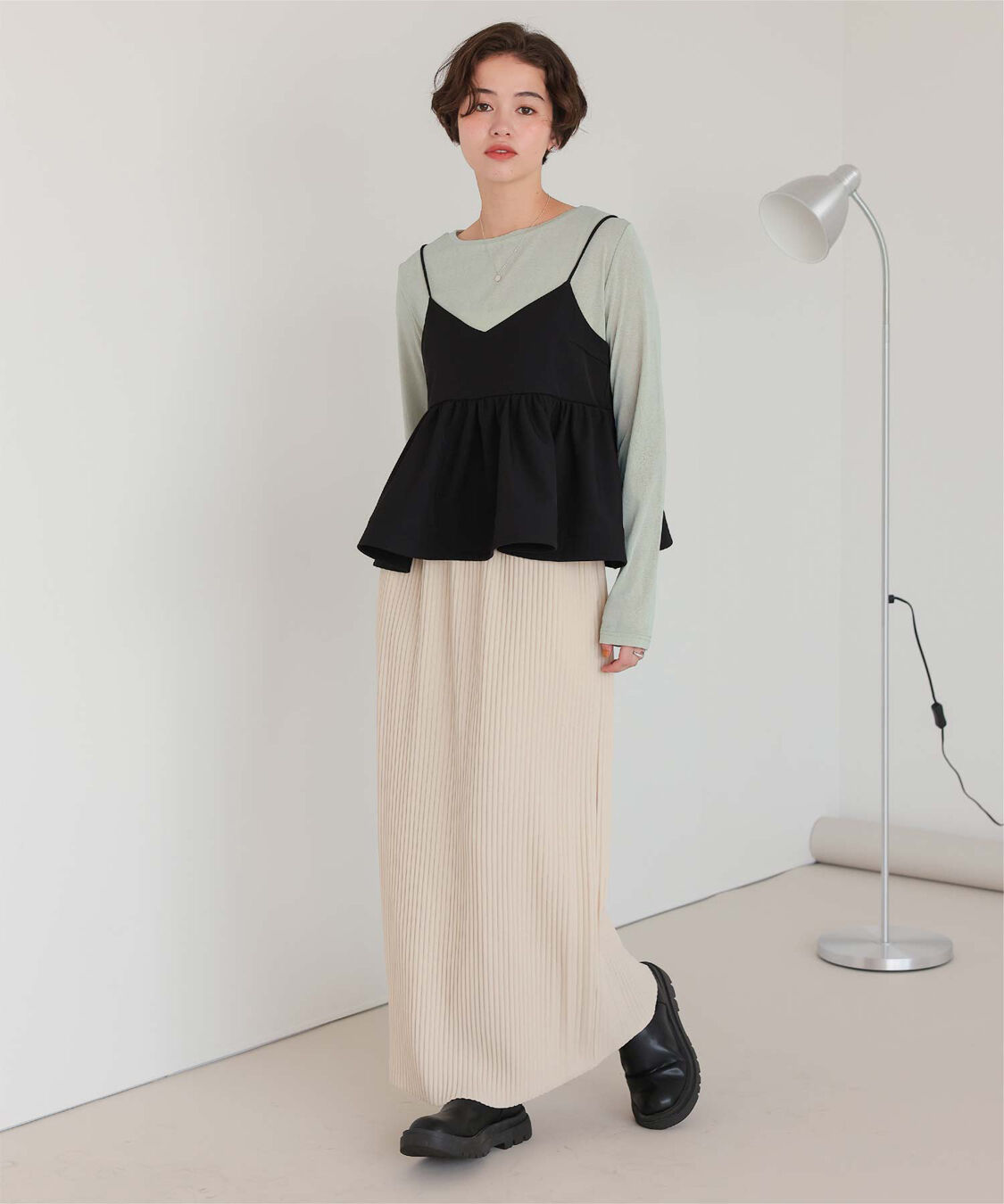 titivate「シアーカットソーロングスリーブトップス」|Tシャツ・カットソー|