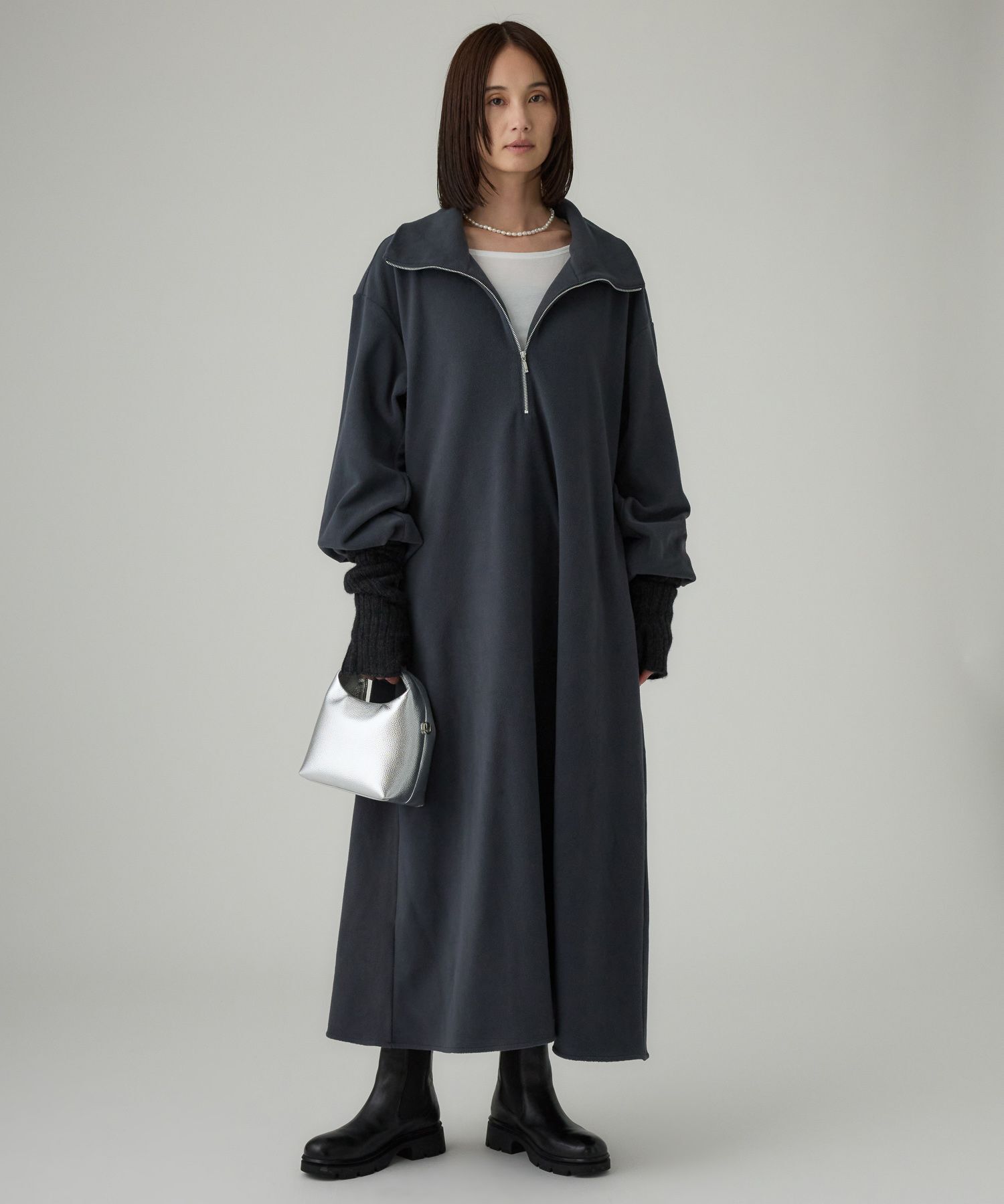 BABYLONE「フリースロングワンピース」|ワンピース|ﾁｬｺｰﾙ